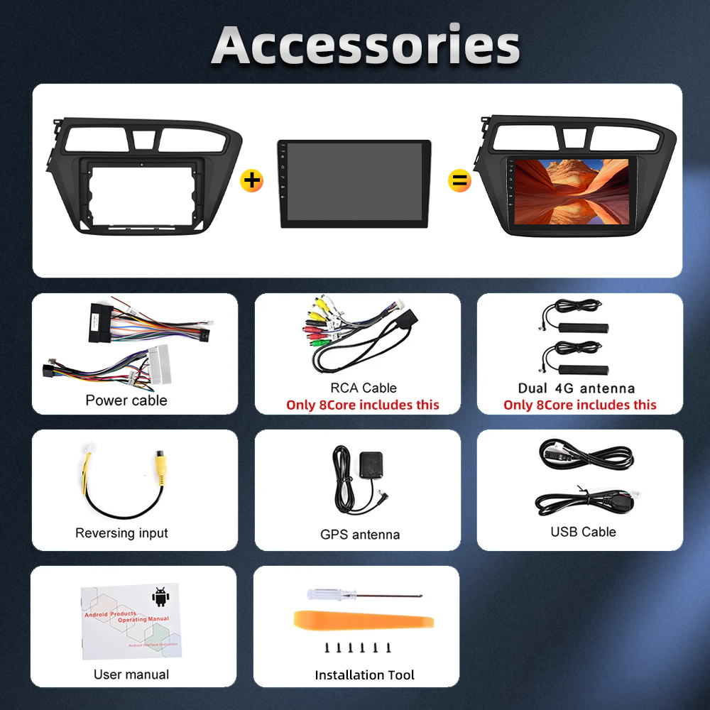 Złącza i kable radia